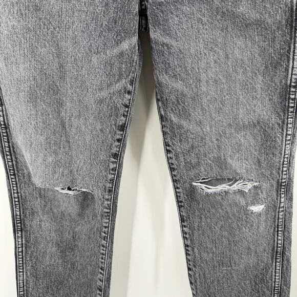 SLVRLAKE Hero Jeans Size 28 NWT Midnight Rider Distressed High Rise Fray Denim - Picture 12 of 16